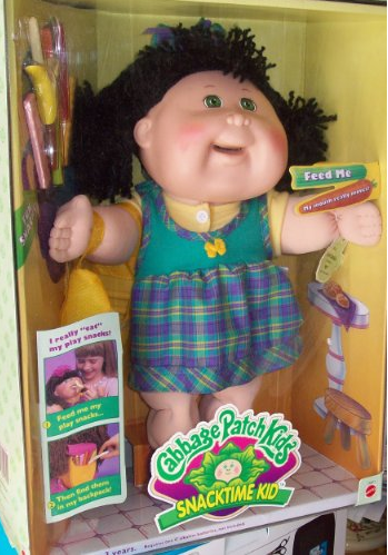 snacktime cabbage patch kid
